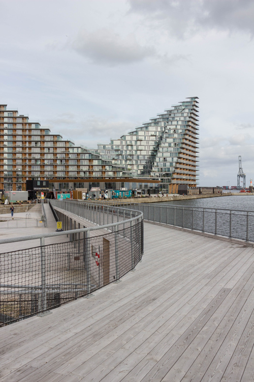 Aarhus docklands watersport fun and avantgarde architecture map on